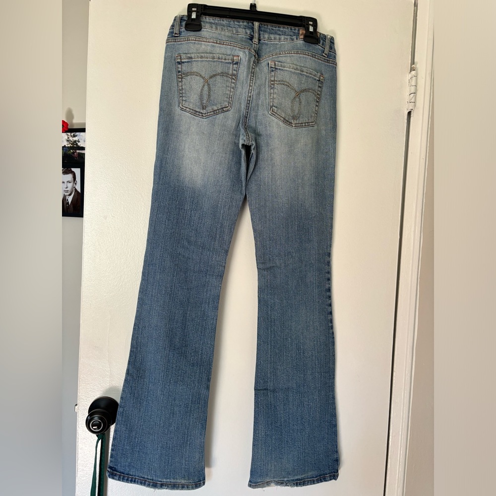 Paris Blues Blue Bootcut Jeans Juniors 9 •Gently Used - Picture 4 of 5